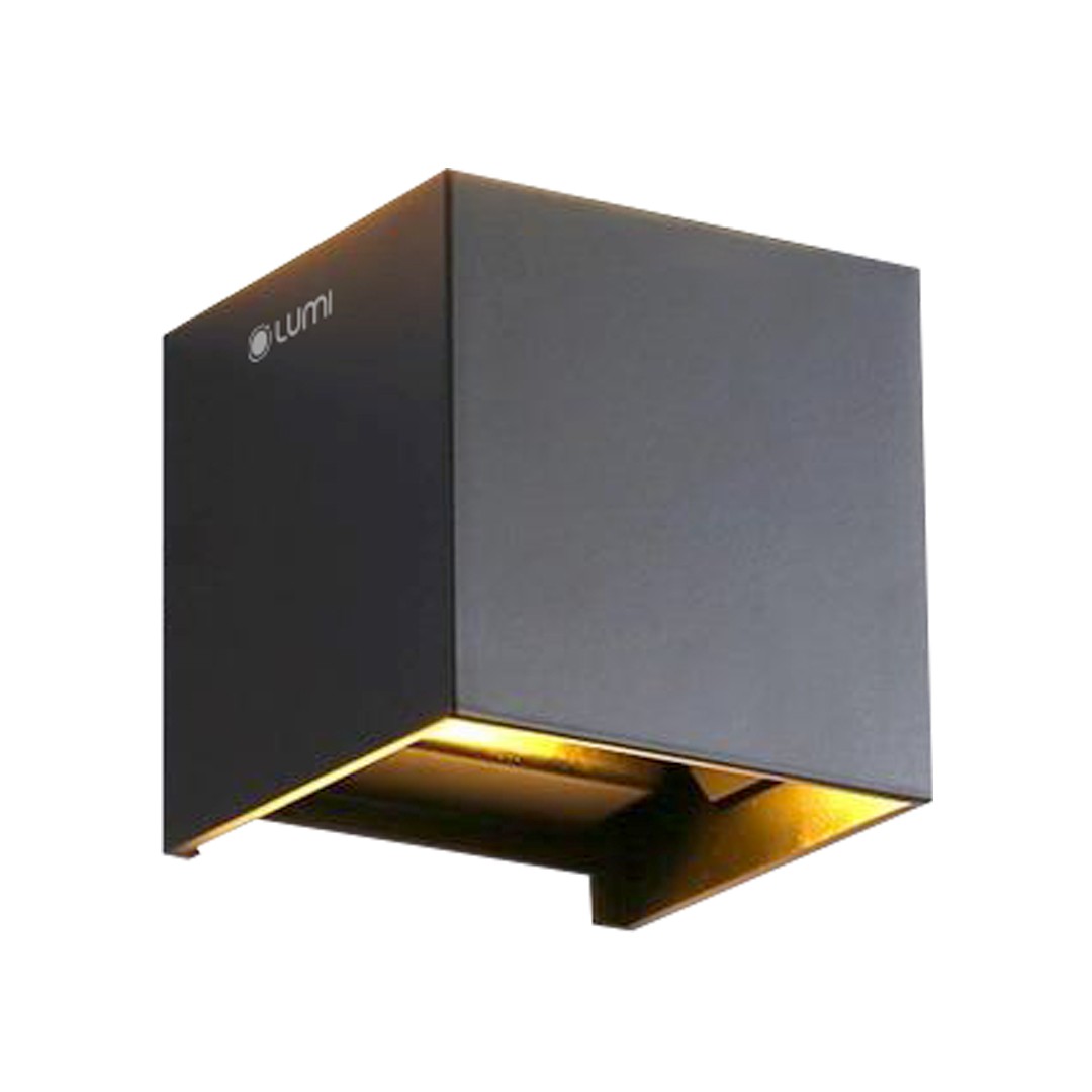 Đèn gắn tường ngoài trời hình vuông 2*6w - Ảnh 3